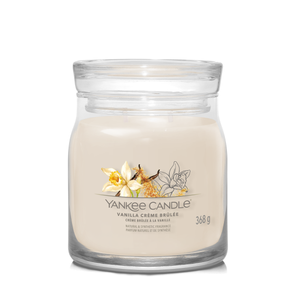 Signature Medium Jar 2-Docht - Vanilla Crème Brulee